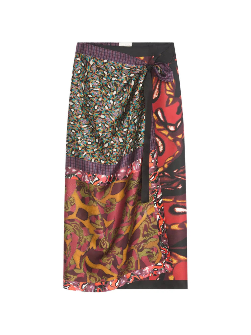 Purple skirt, front view