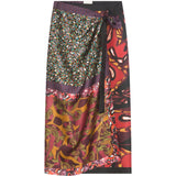 Purple skirt, front view