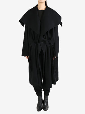 YOHJI YAMAMOTO - Women Front Gather Detail Coat