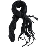 Black scarf, front view