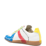 White shoes, side view