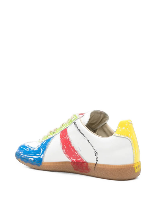 White shoes, side view
