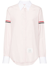 THOM BROWNE - Women Easy Fit Point Collar Shirt