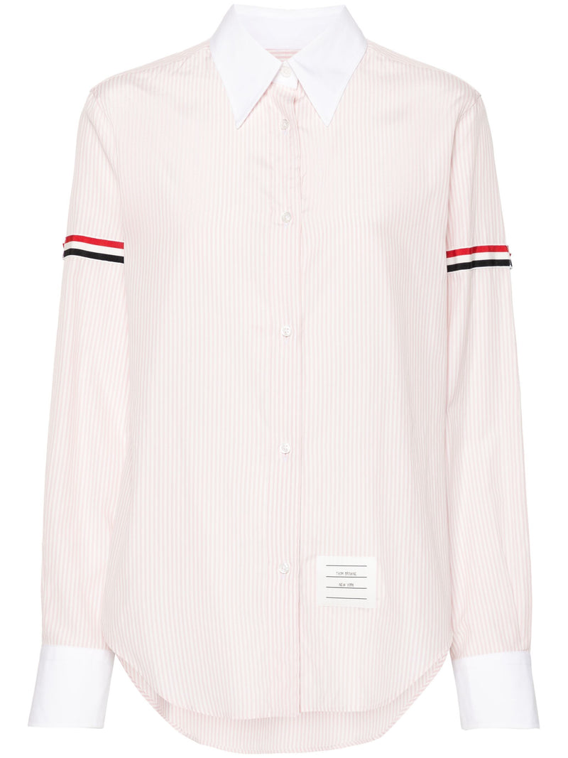 THOM BROWNE - Women Easy Fit Point Collar Shirt