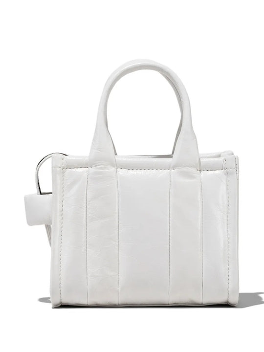 White bag, back view