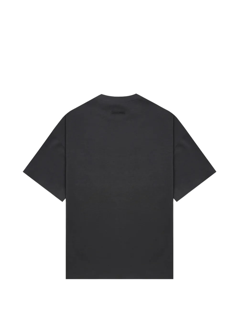 Grey t-shirt, back view