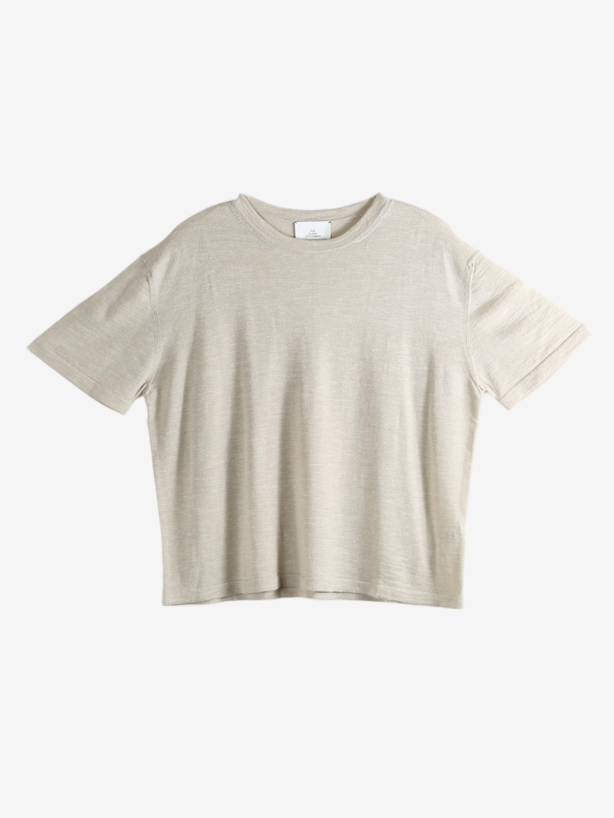 White t-shirts, front view