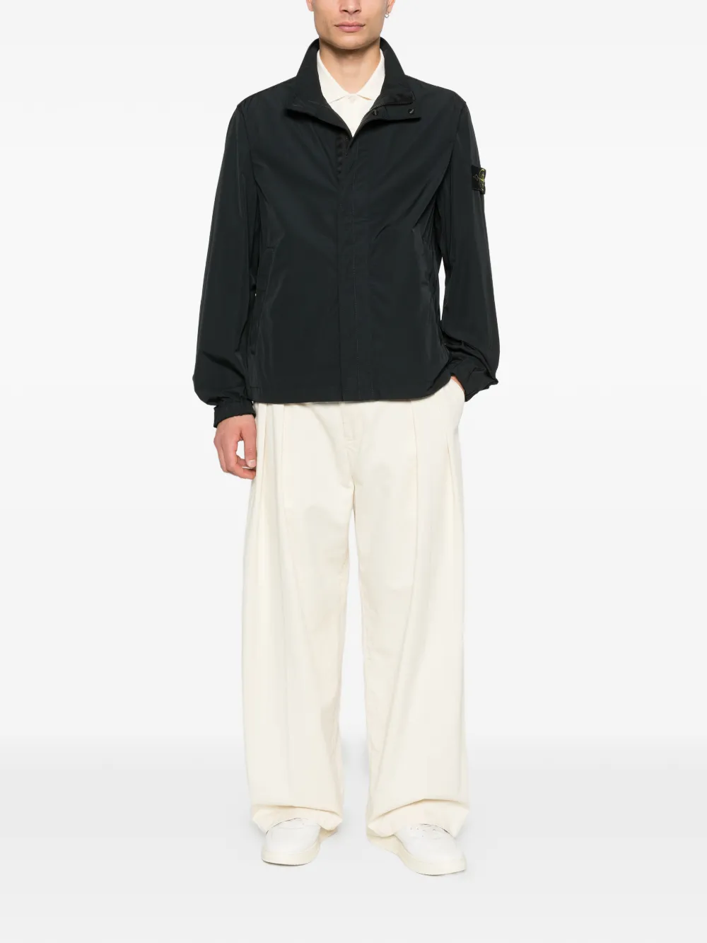 Black jacket,full body view