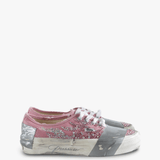 Pink shoes, side view