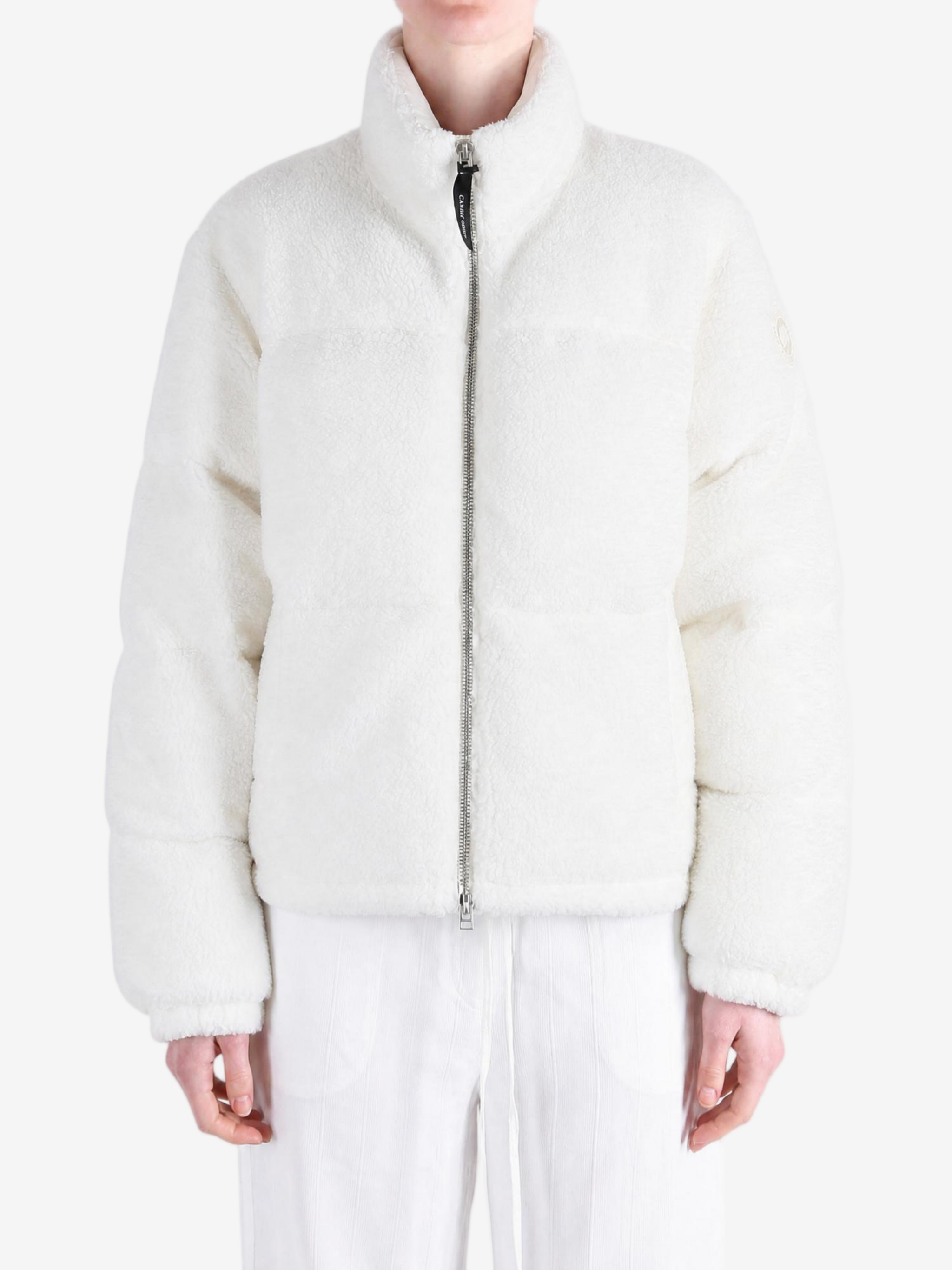 White jacket, full body view