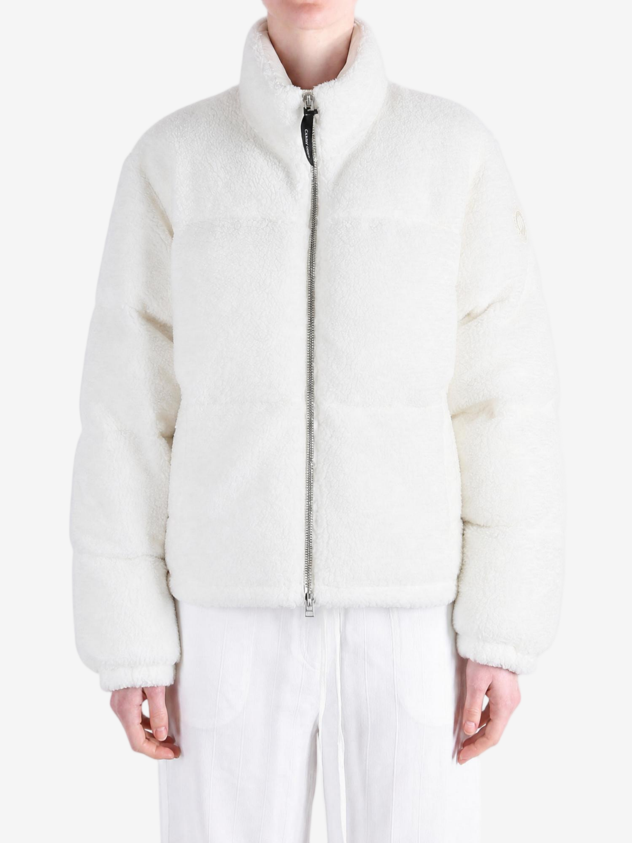 White jacket, full body view