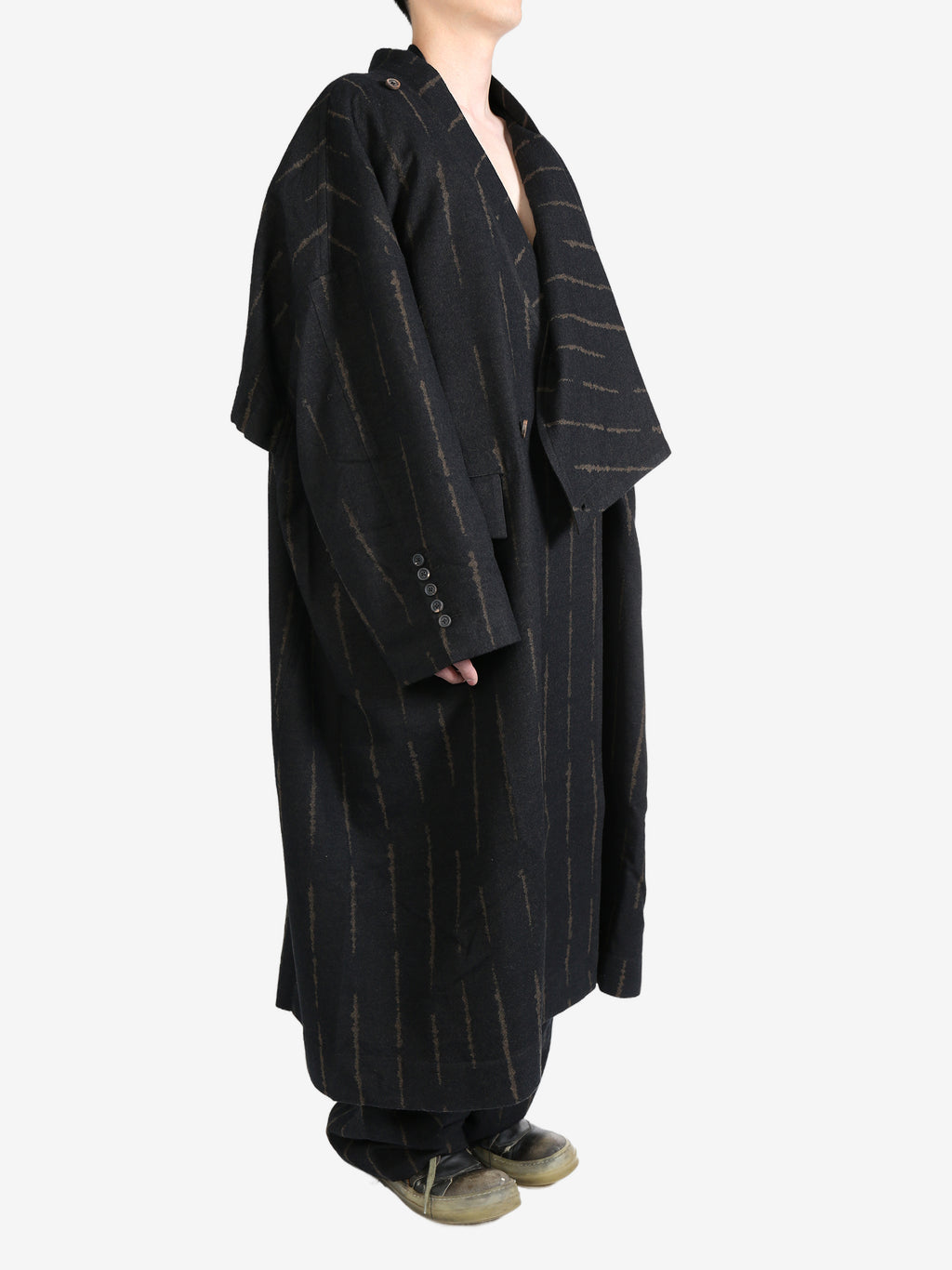 ZIGGY CHEN - Men Jacquard Trench Coat