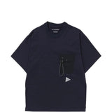 Navy t-shirt, front view