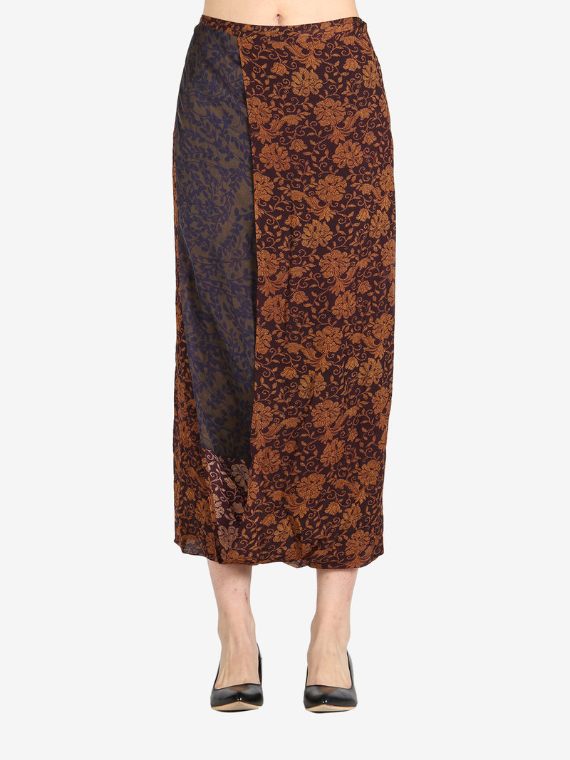 DRIES VAN NOTEN - Women Silk Wrap Skirt