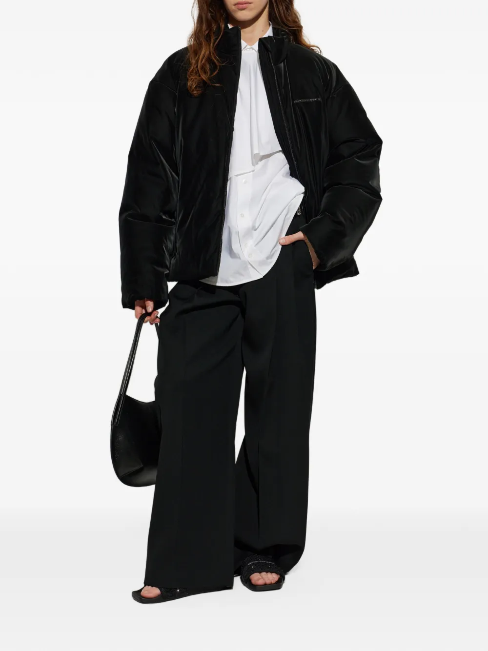 Black jacket, front view