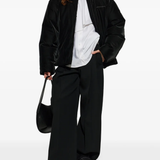 Black jacket, front view
