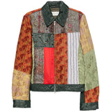 DRIES VAN NOTEN - Men Multicolor Patchwork Jacket