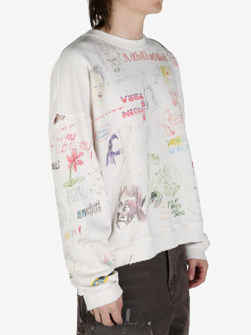 White shirts worn by a person, showing the shirt's fit