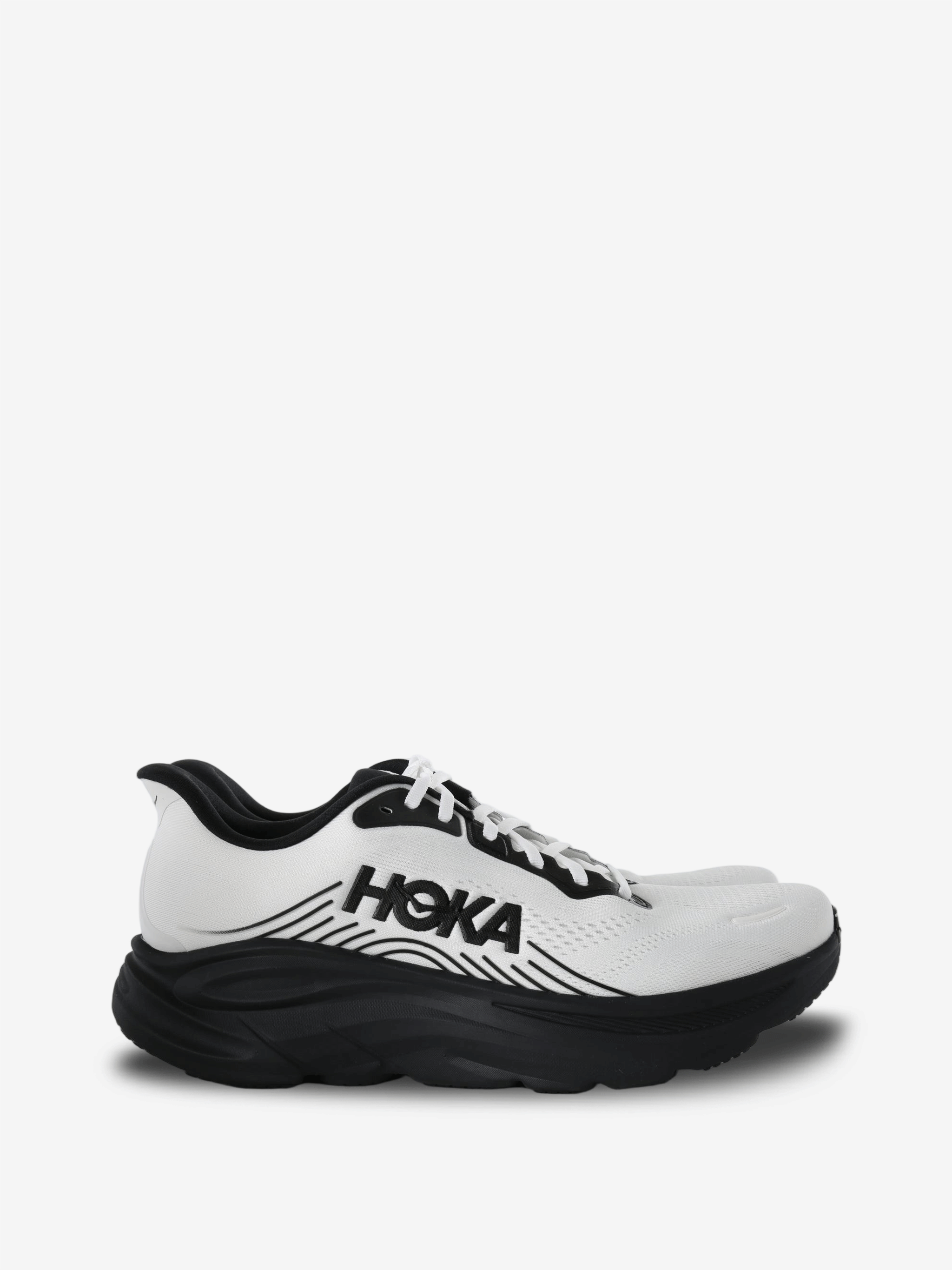 White shoes, side view