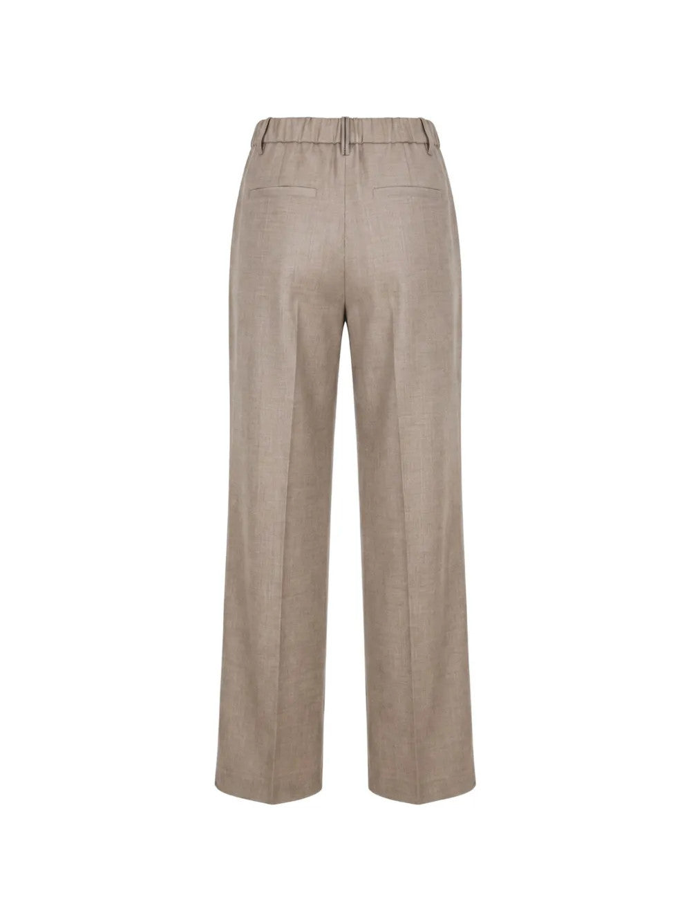 Tan pants, back view