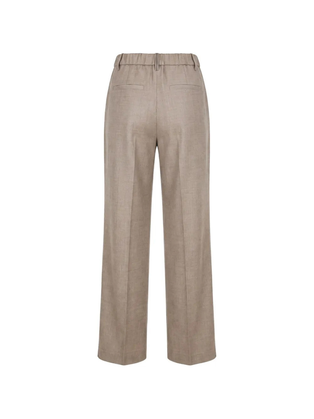 Tan pants, back view