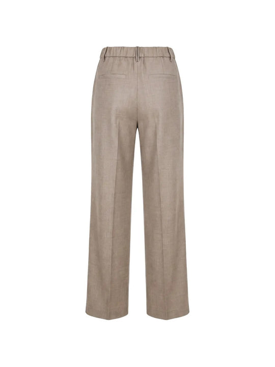 Tan pants, back view