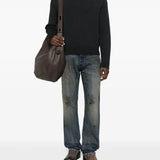 Blue jeans, full body view