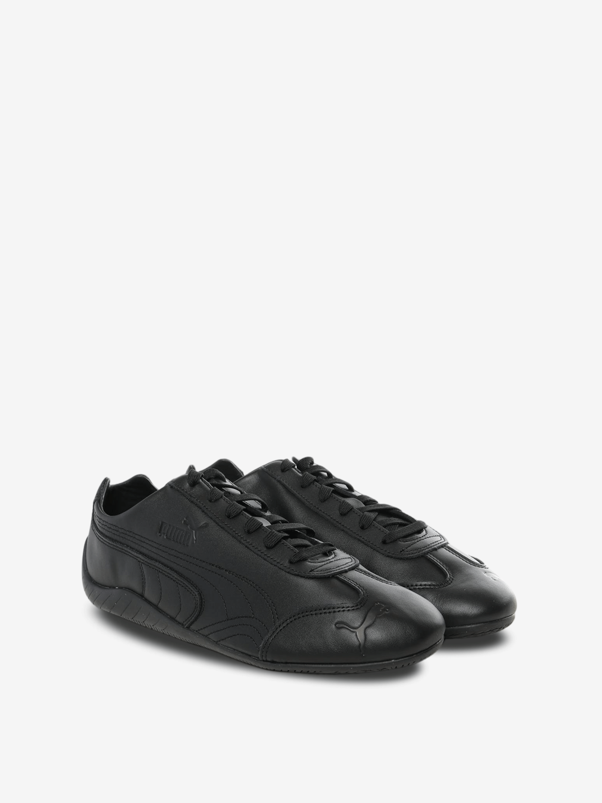 Black sneakers, side view