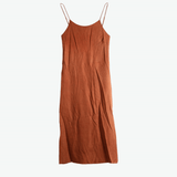 Orange dress, front view