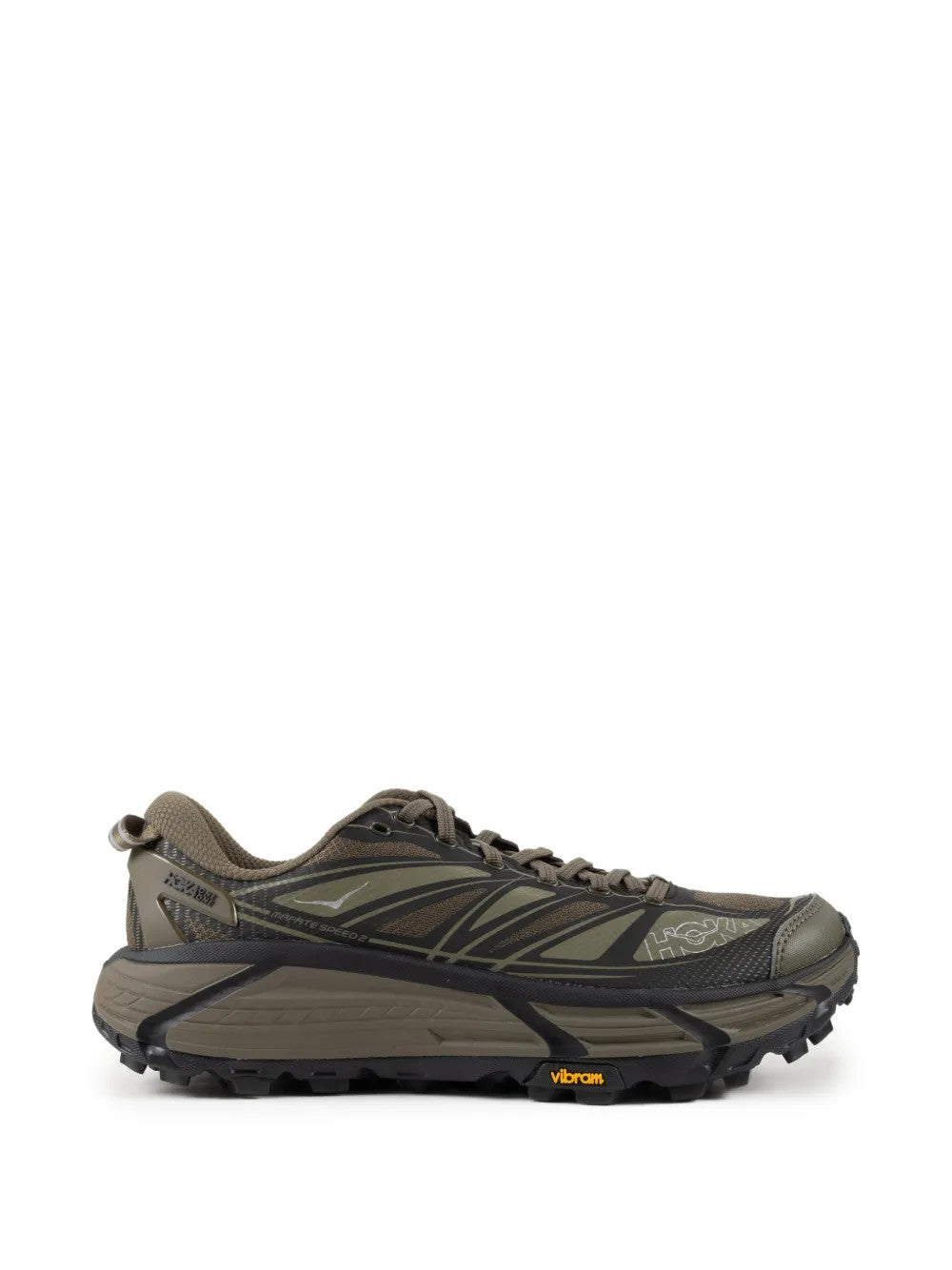 Green shoes, side view