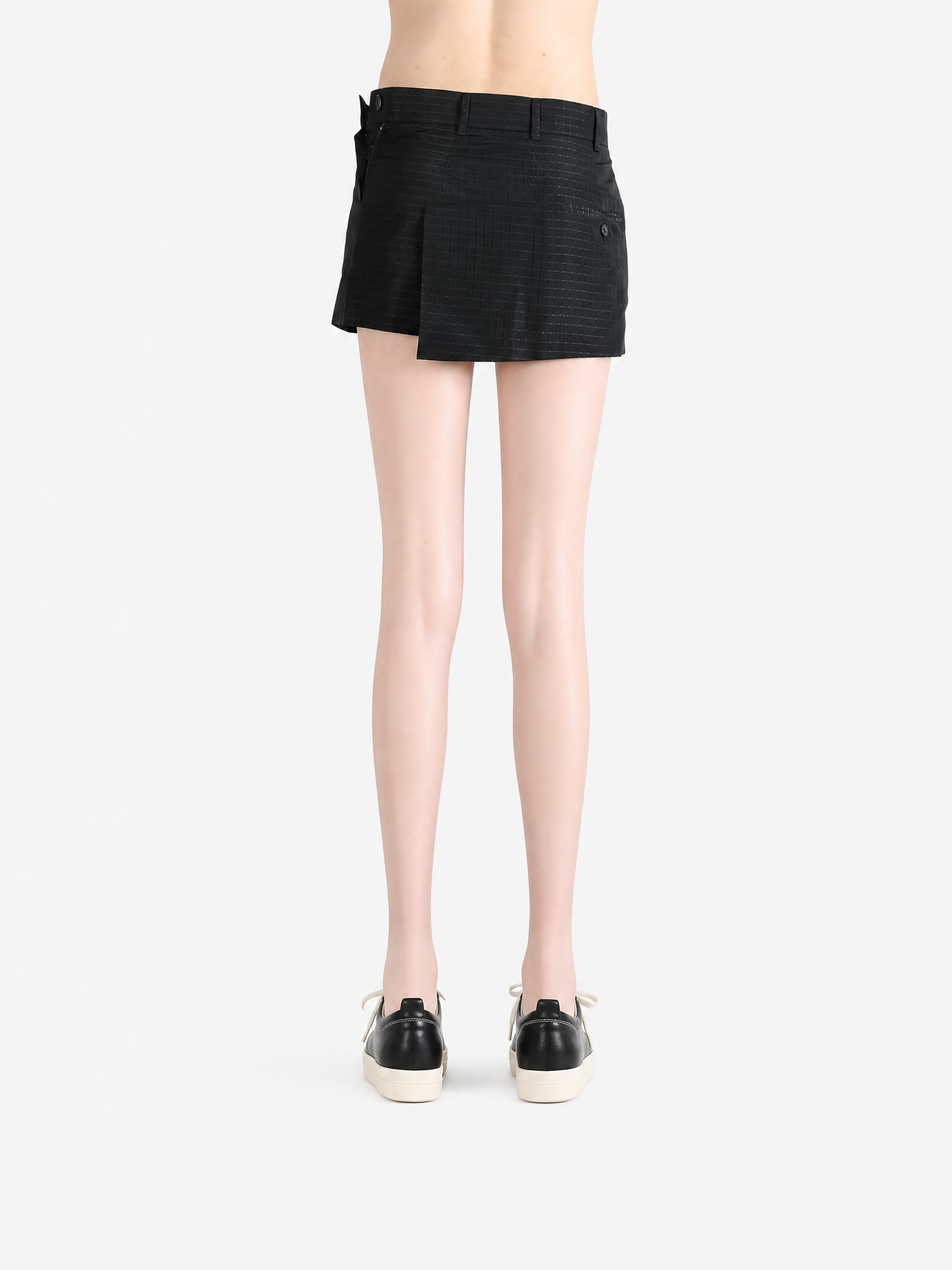 Black skirt, full body view
