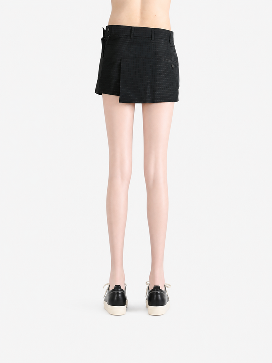 Black skirt, full body view