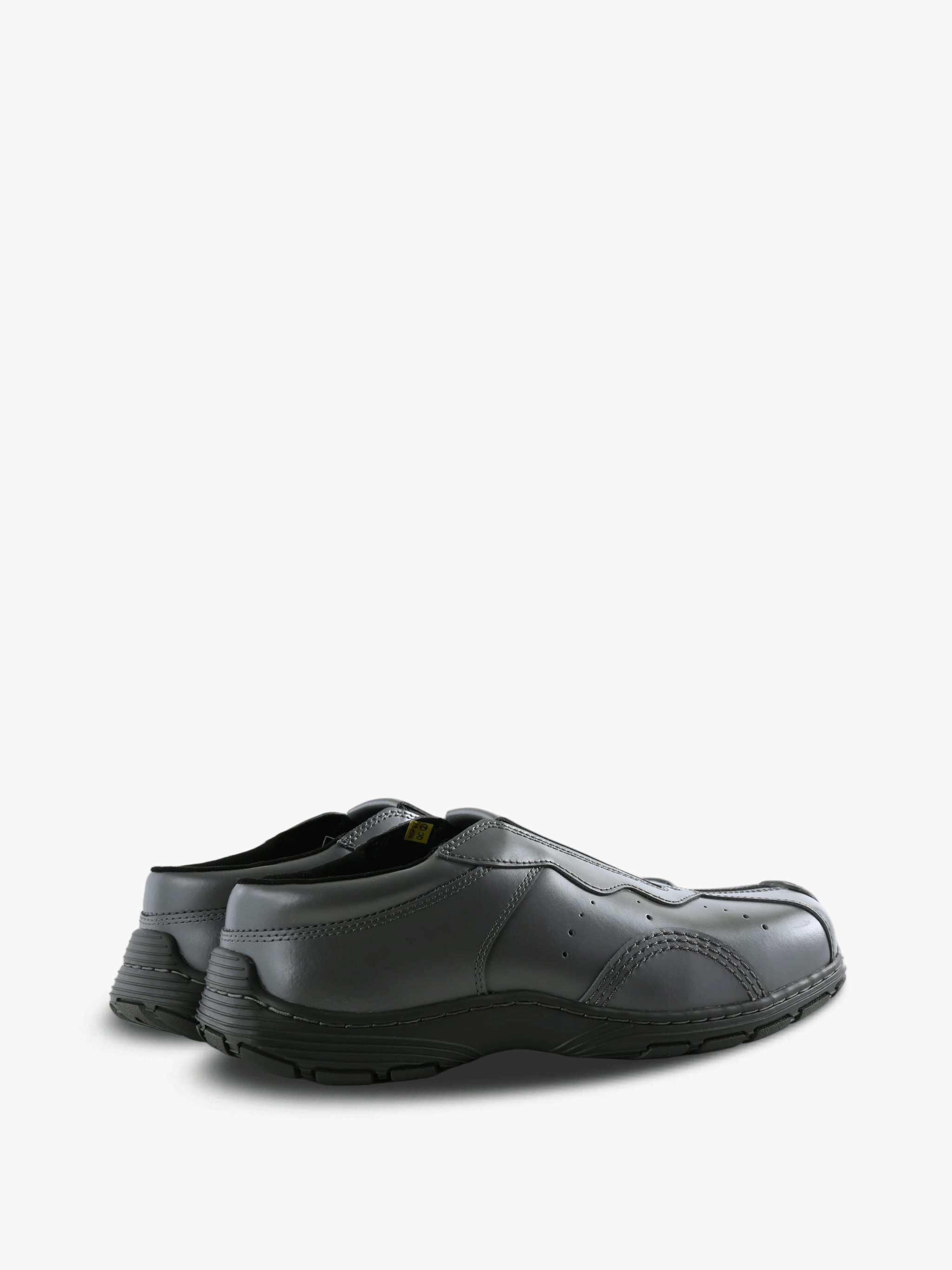 Grey shoes, side view