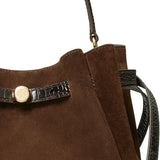 Close up of Brown bag, showing detail