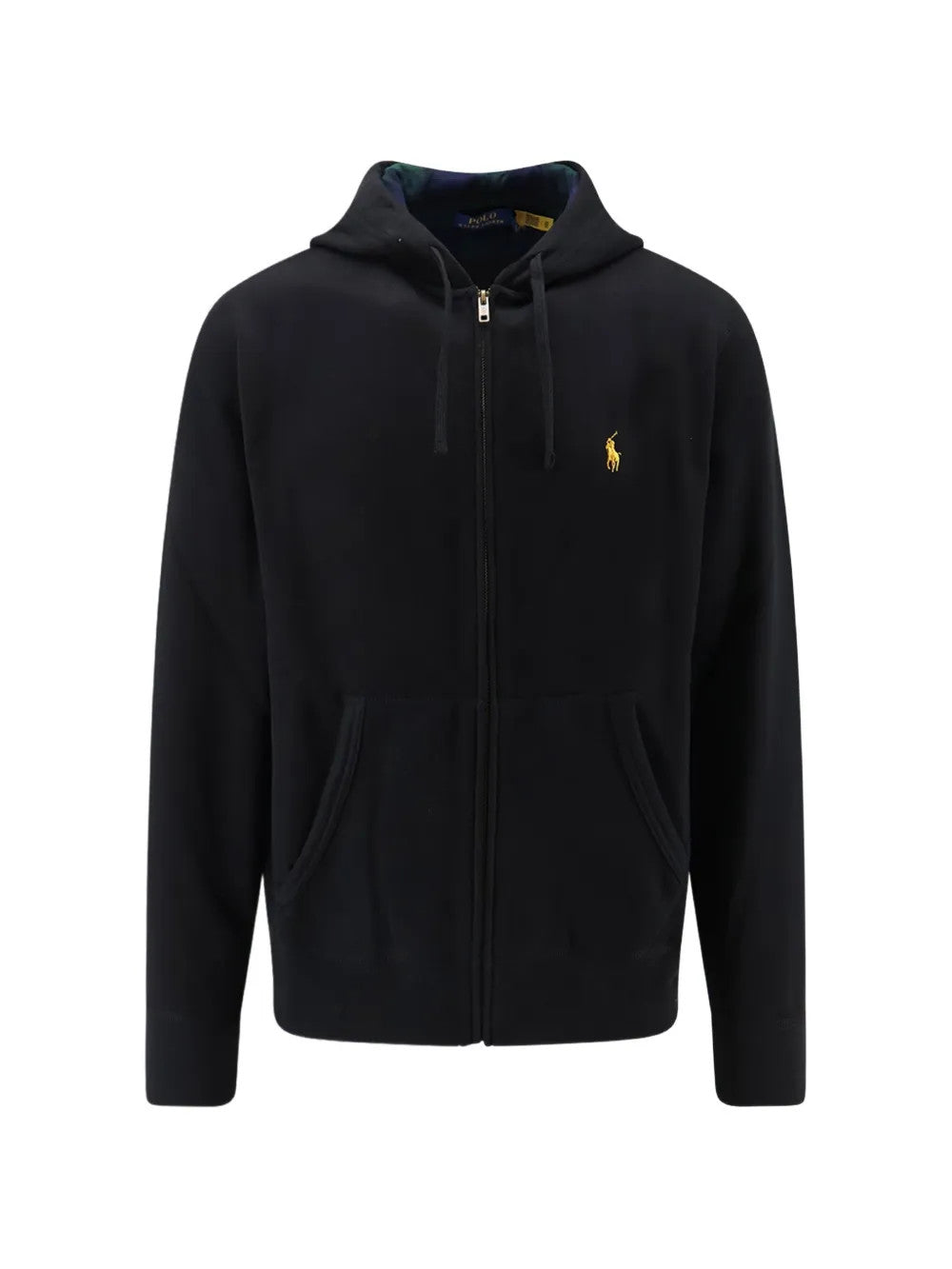 Black hoodie, front view