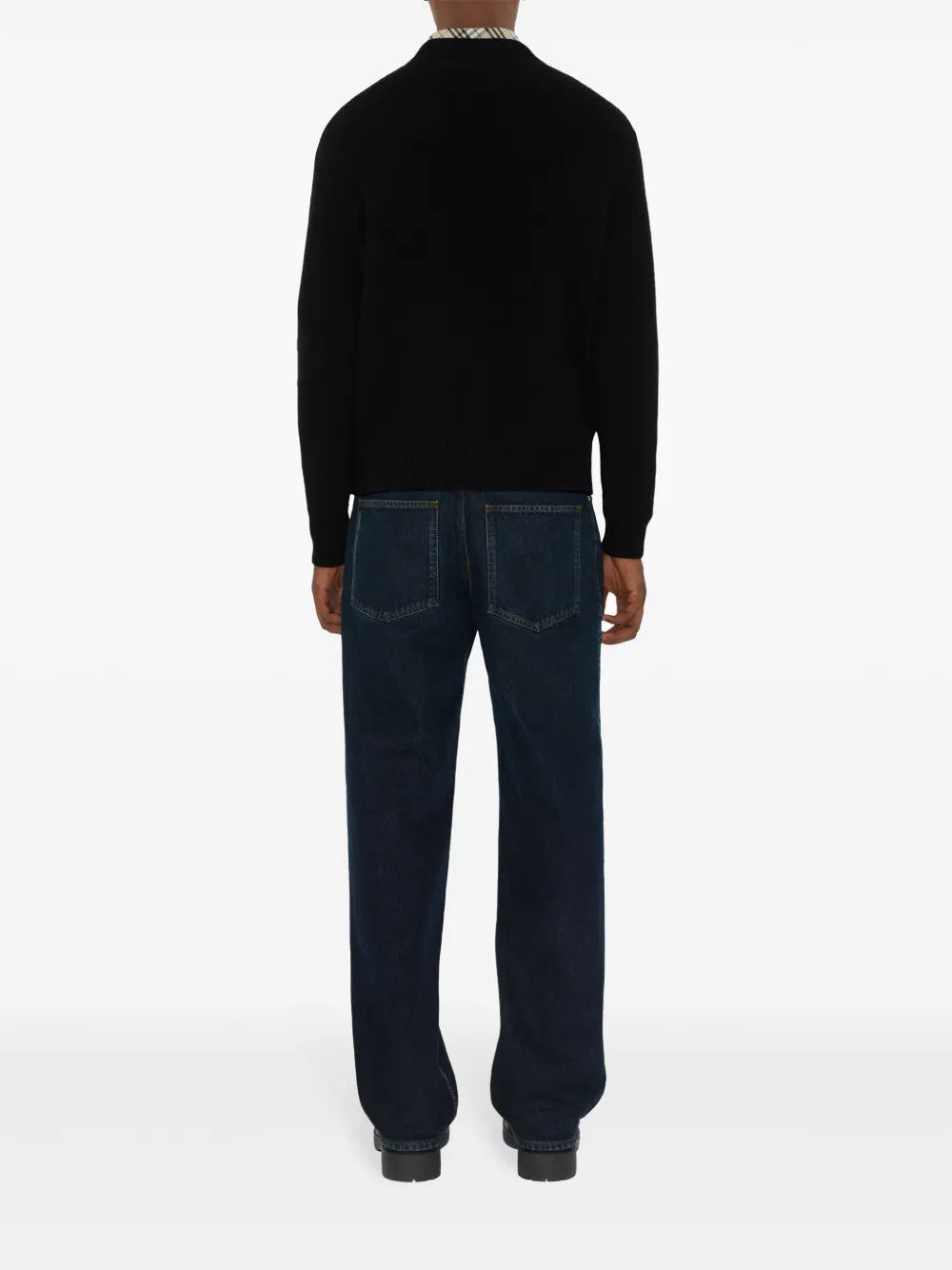 Black top, full body view