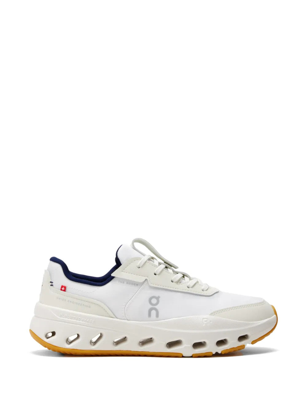 White shoes, side view