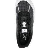 Black sneaker, top view