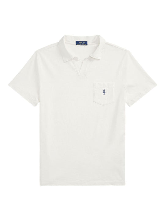 Blue t-shirt, front view