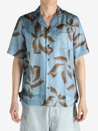 DRIES VAN NOTEN - Men Silk Button-Up Shirt