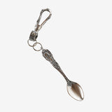 Grey keychain, front view