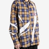 Yellow shirt worn by a person, showing the shirt fit