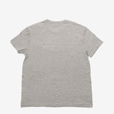 Grey T-shirt, back view