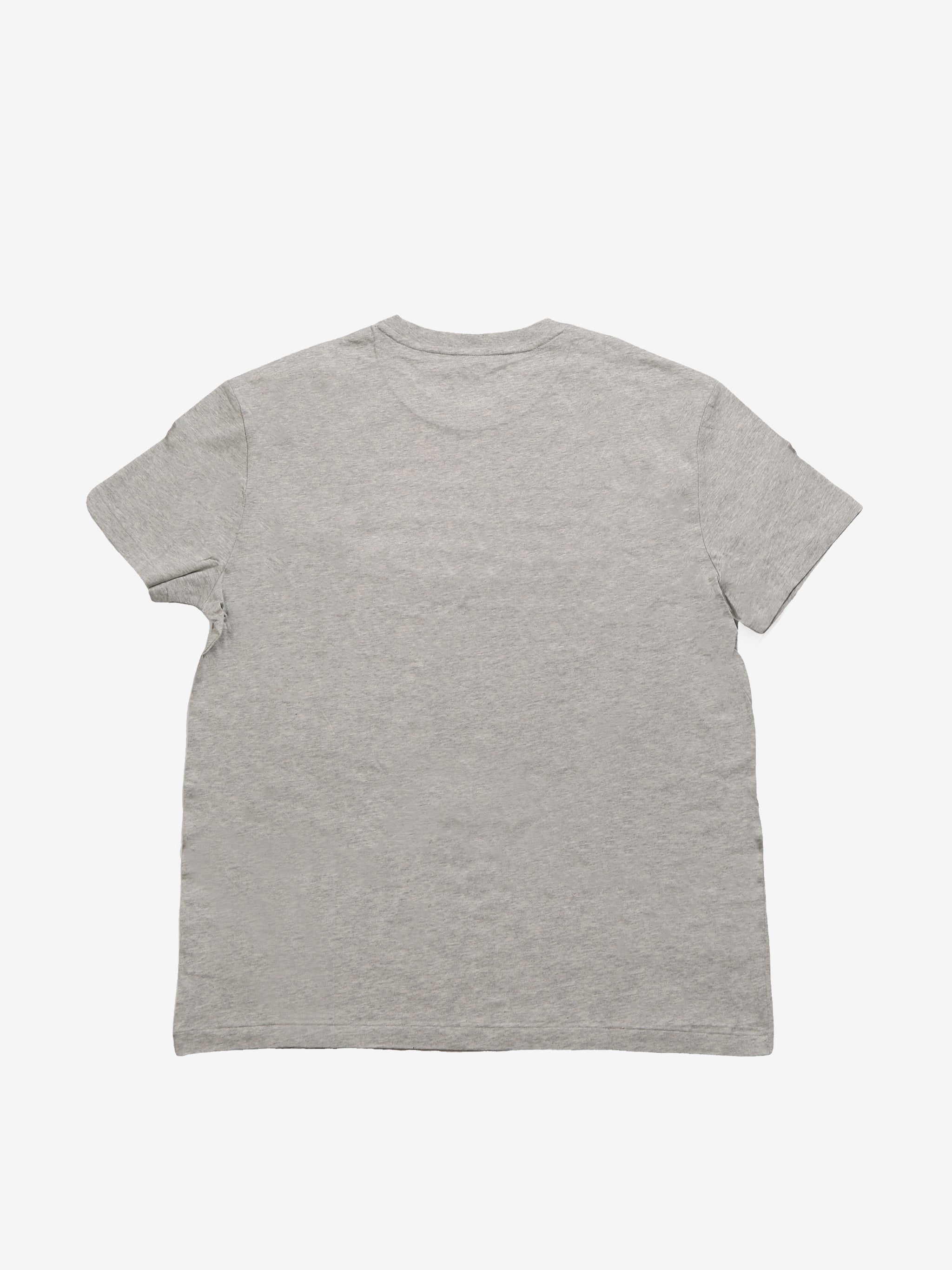 Grey T-shirt, back view