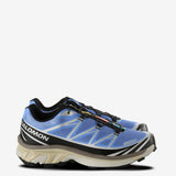 Blue sneaker , front view