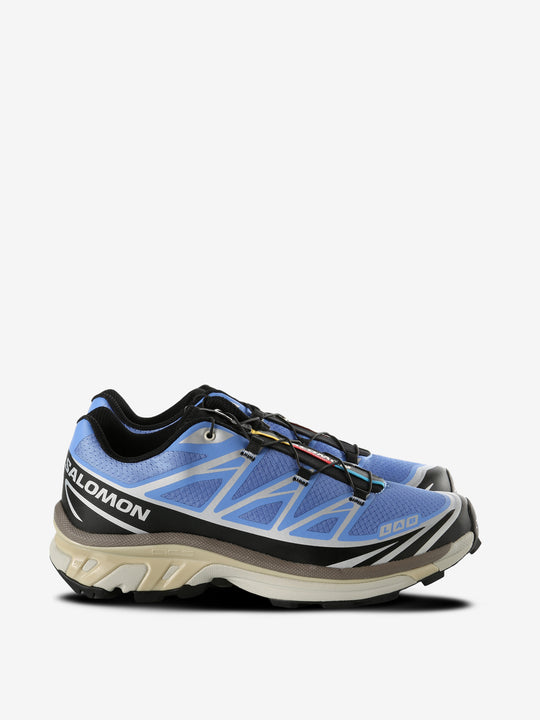 Blue sneaker , front view