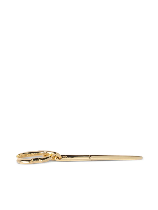 Yellow jewelry, front view
