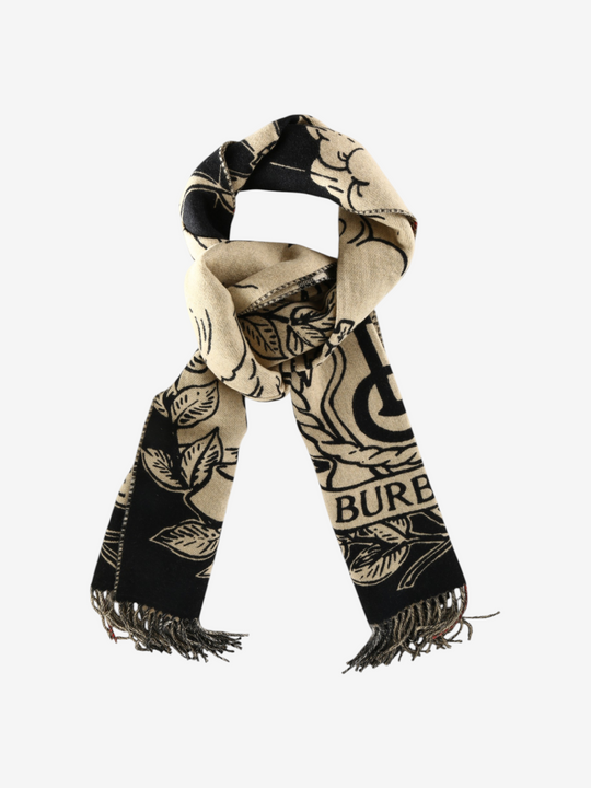Tan scarf, front view