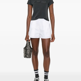 White short,full body view