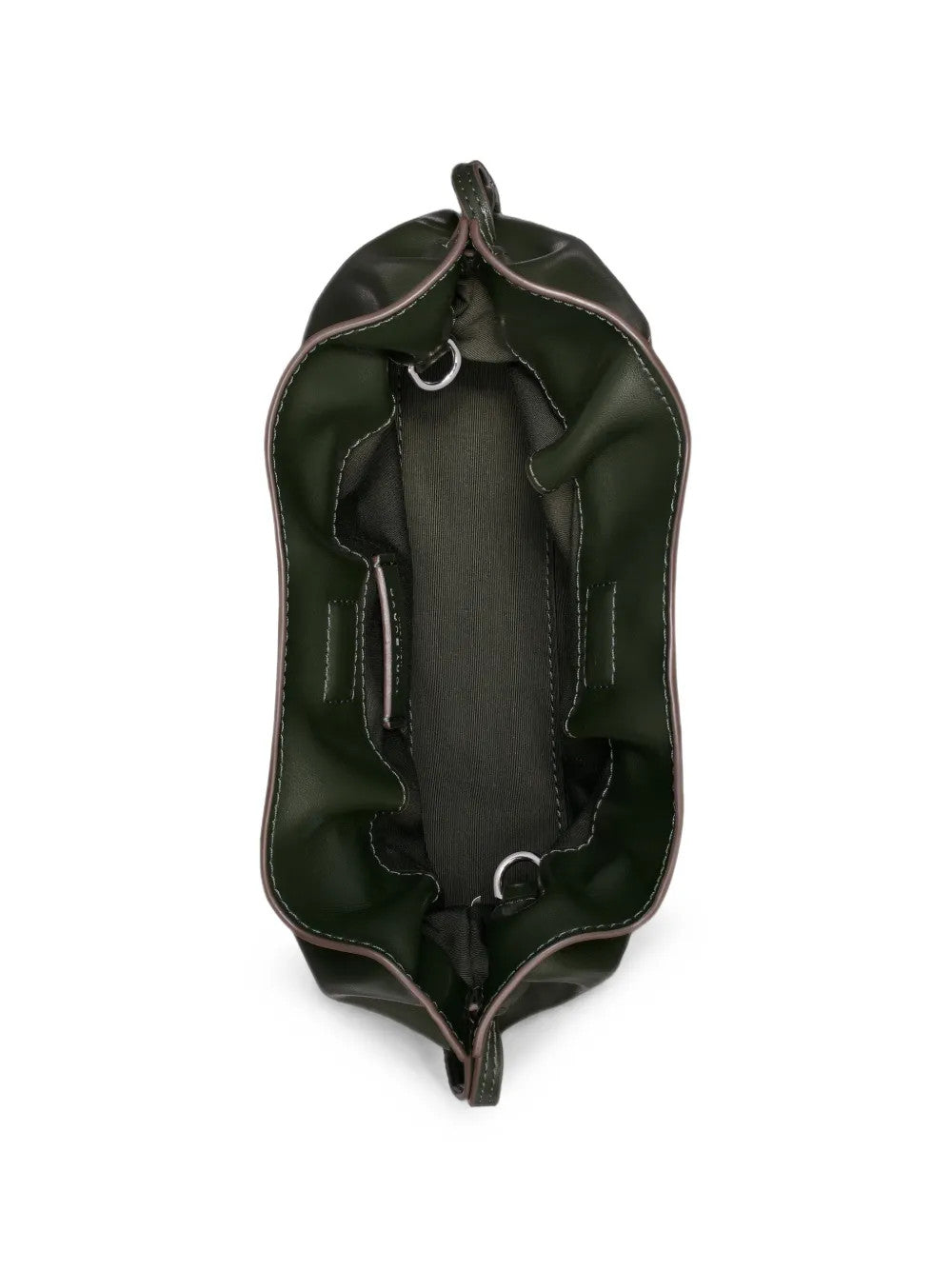 Green bag, front view